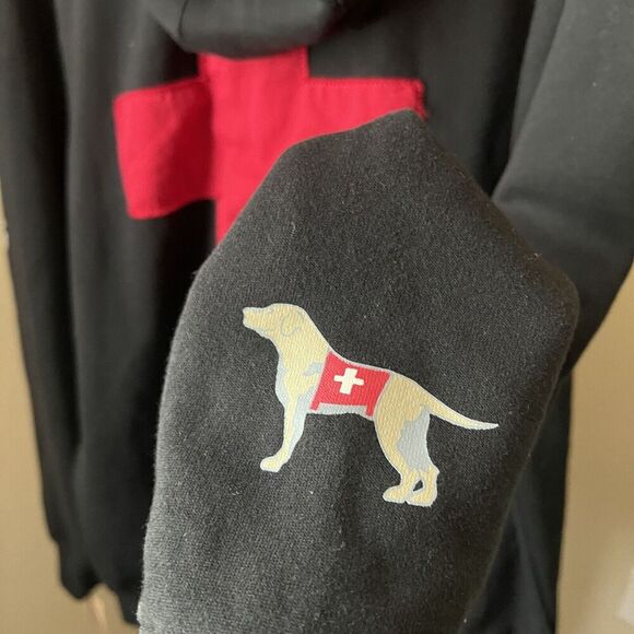 VAIL COLORADO Hoodie Sweatshirt Alpine Rescue Dog Men's XL - Picture 8 of 9